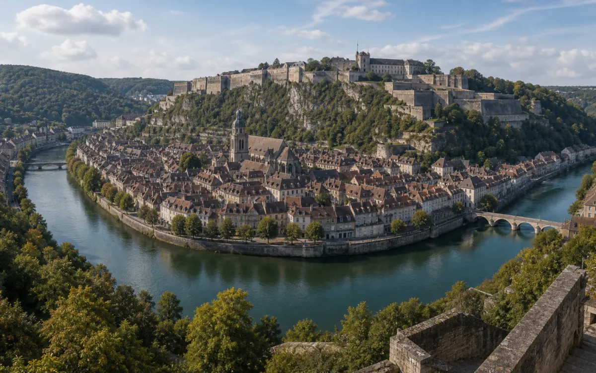 Vue de Besançon