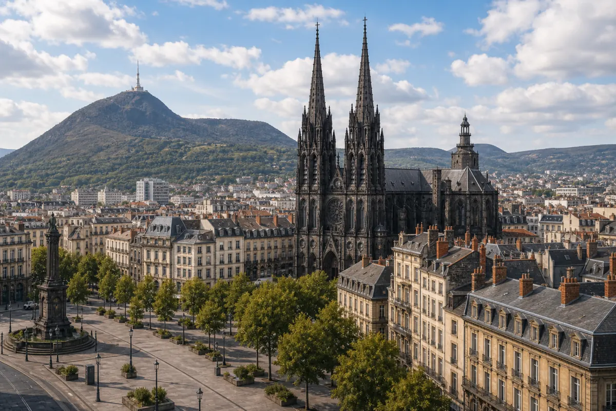 Vue de Clermont-Ferrand