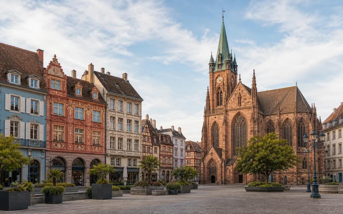Vue de Mulhouse